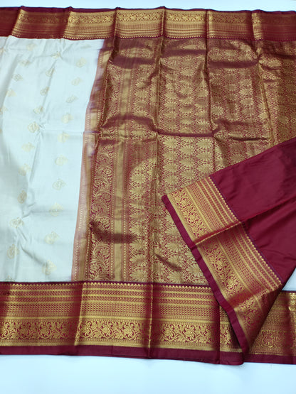 KANCHIPURAM SEMI SILK SAREE