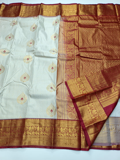 KANCHIPURAM SEMI SILK SAREE