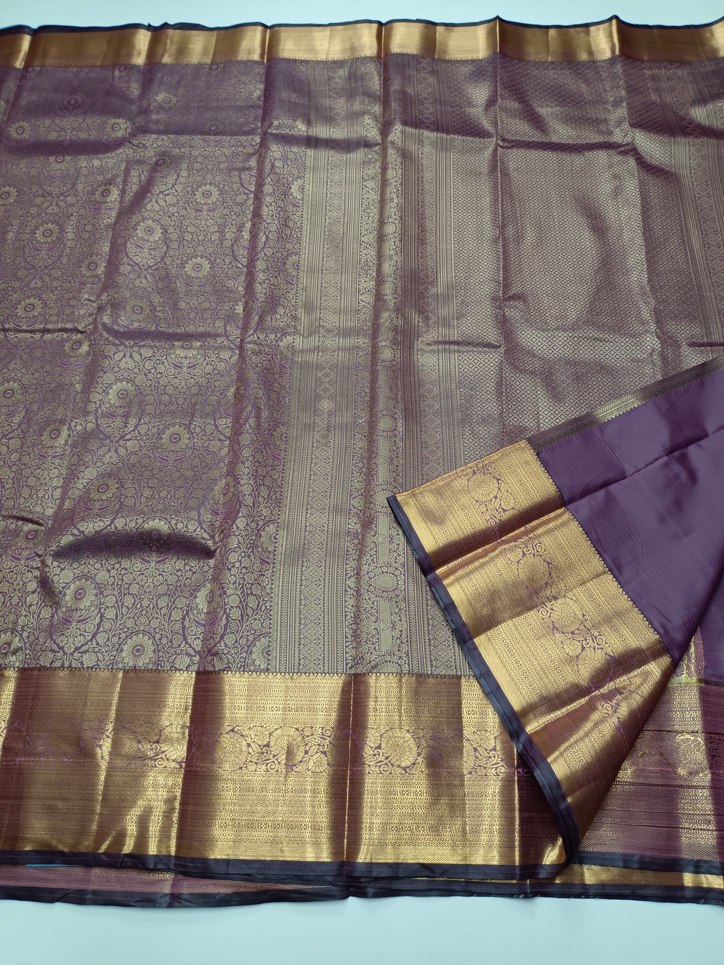 FANCY TISSUE BROCADE SAREE