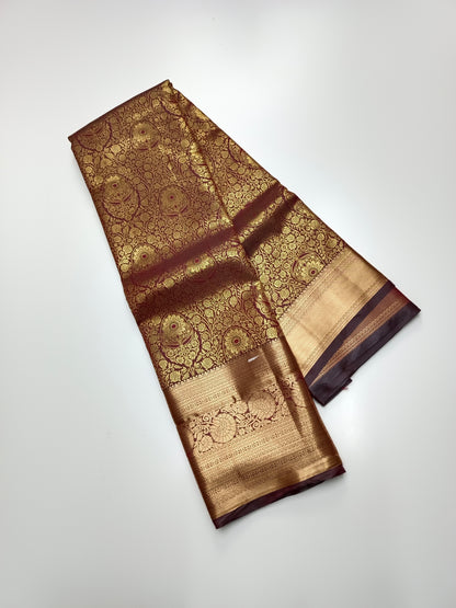 FANCY TISSUE BROCADE SAREE