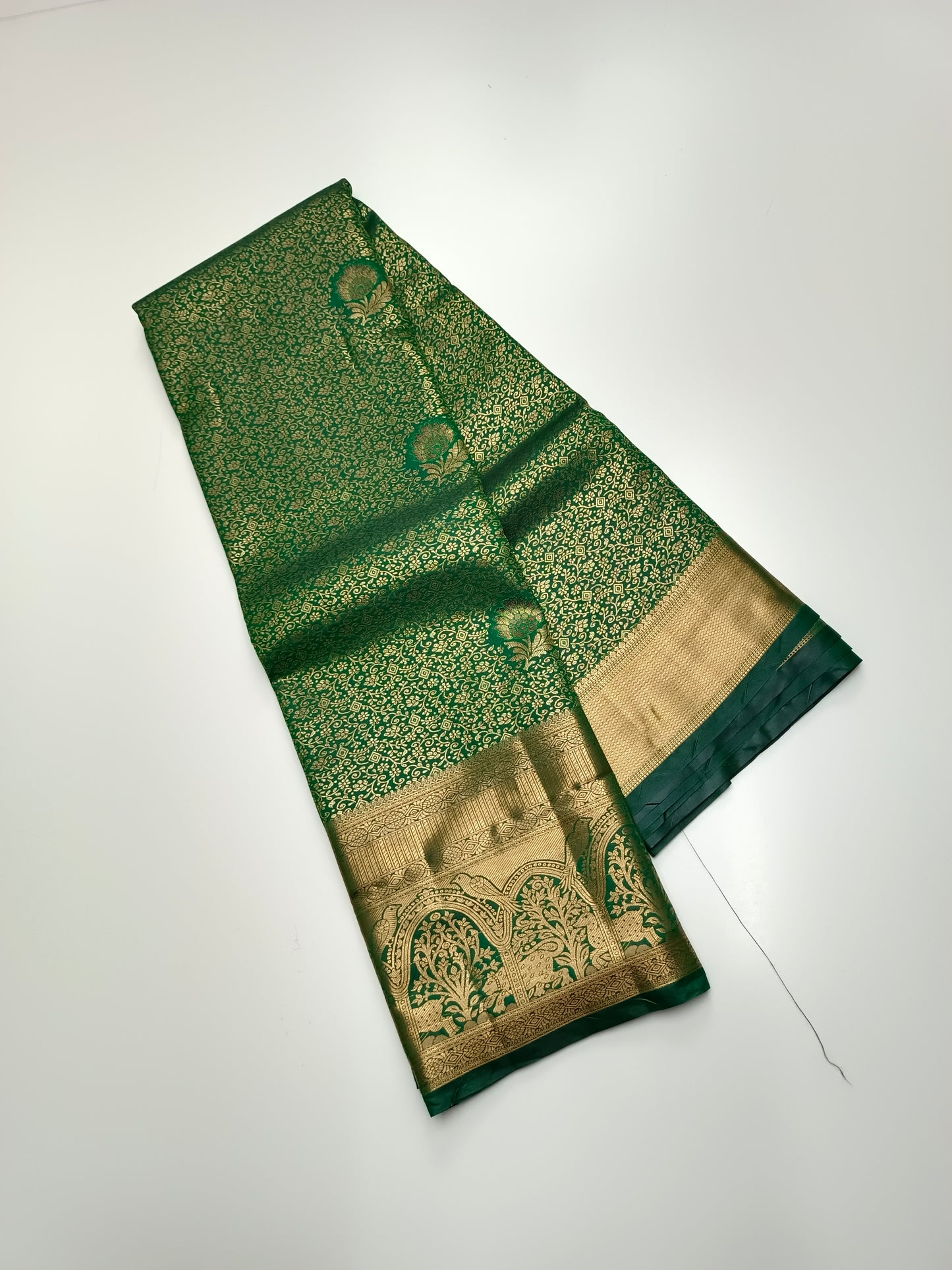 FANCY TISSUE BROCADE SAREE
