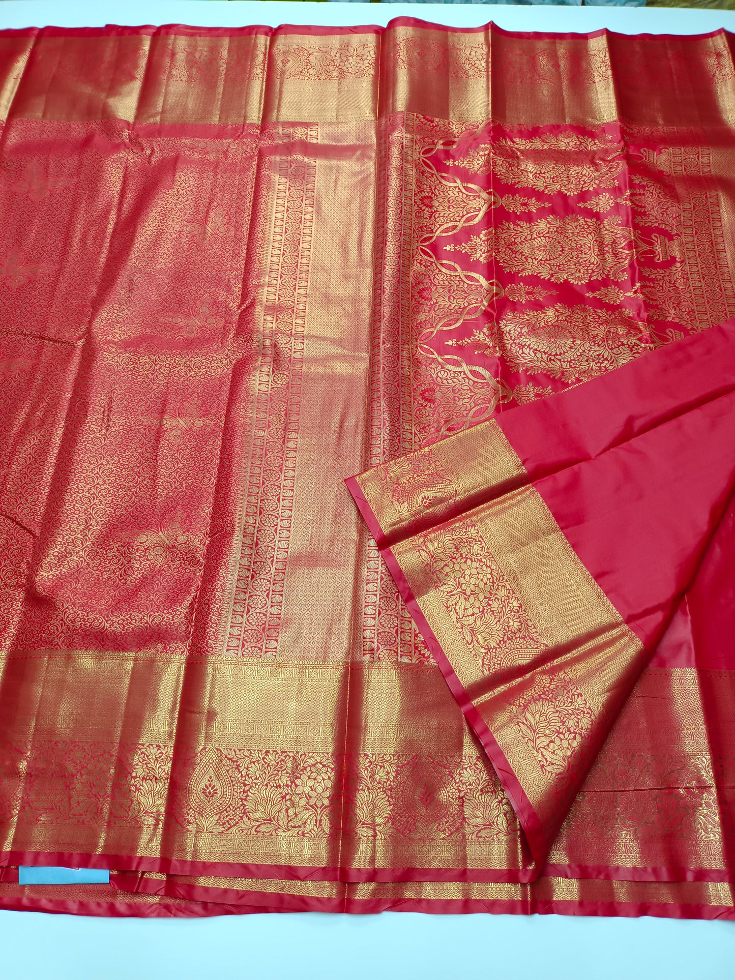 FANCY TISSUE BROCADE SAREE