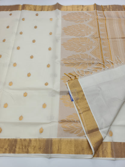 FANCY COTTON KERALA SAREE