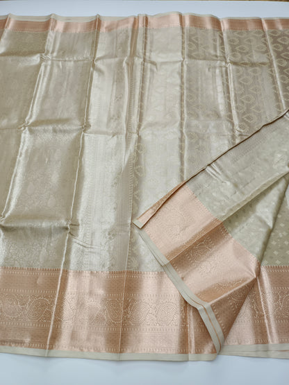 FANCY TISSUE BROCADE SAREE