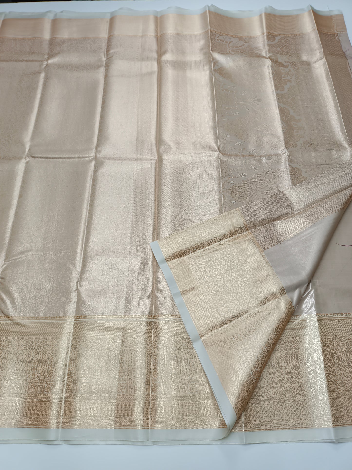 FANCY TISSUE BROCADE SAREE