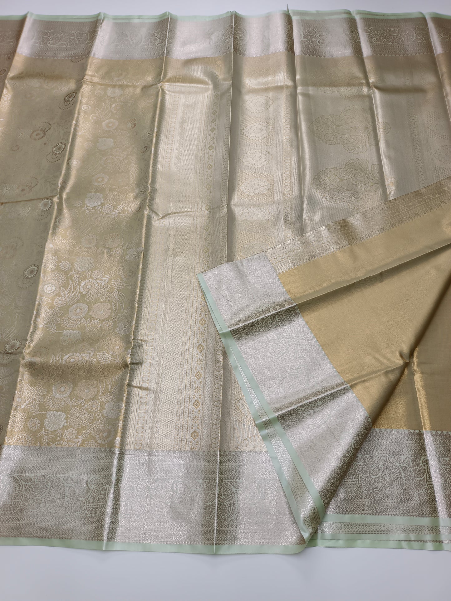 FANCY TISSUE BROCADE SAREE