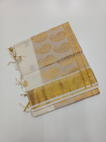 FANCY COTTON KERALA SAREE