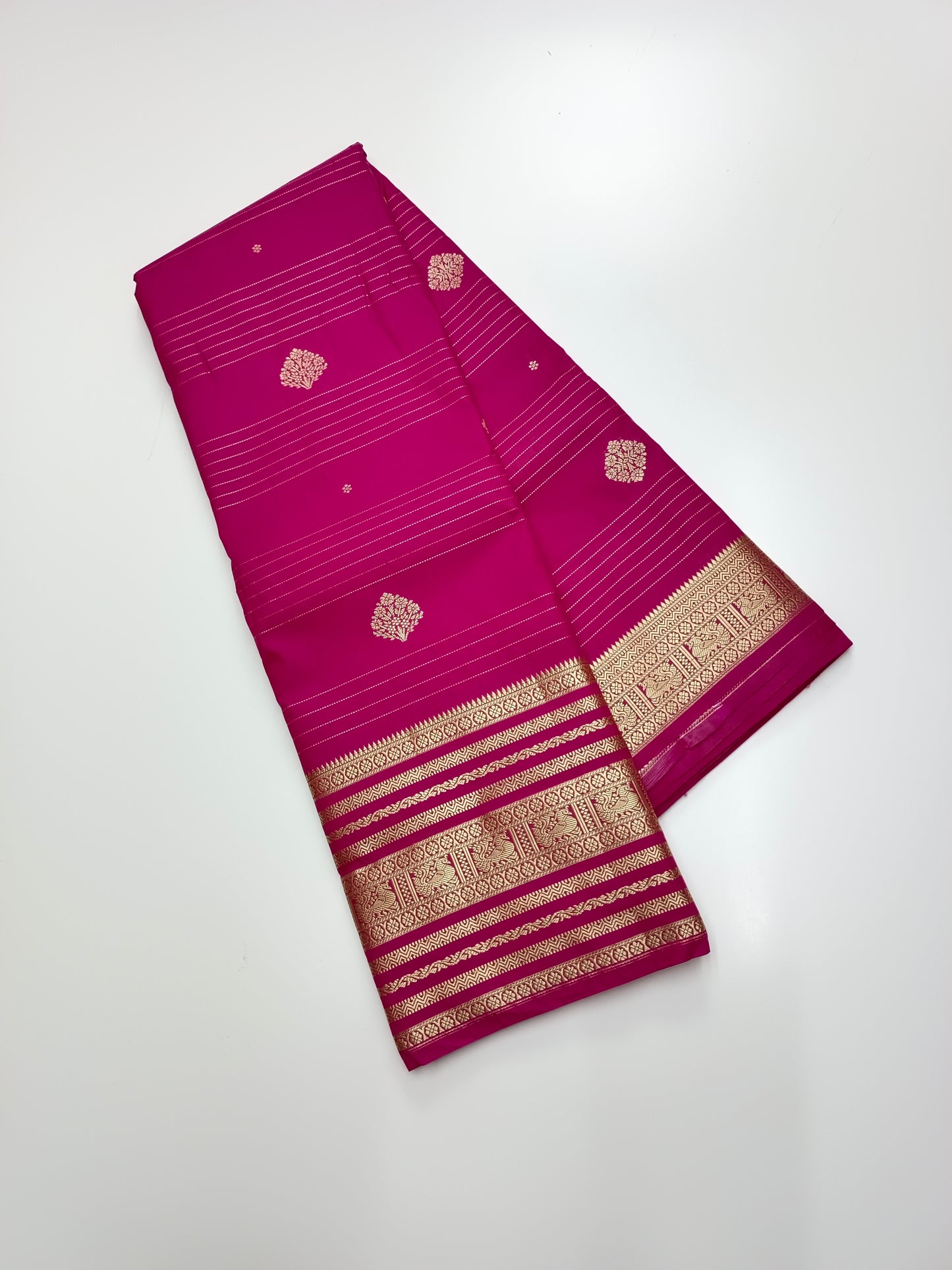 KANCHIPURAM SEMI SILK SAREE