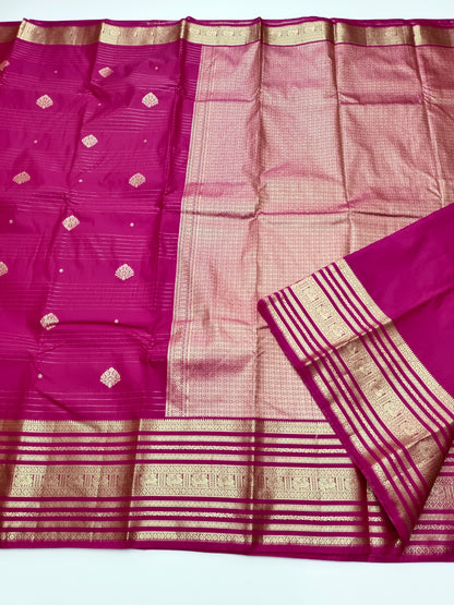 KANCHIPURAM SEMI SILK SAREE