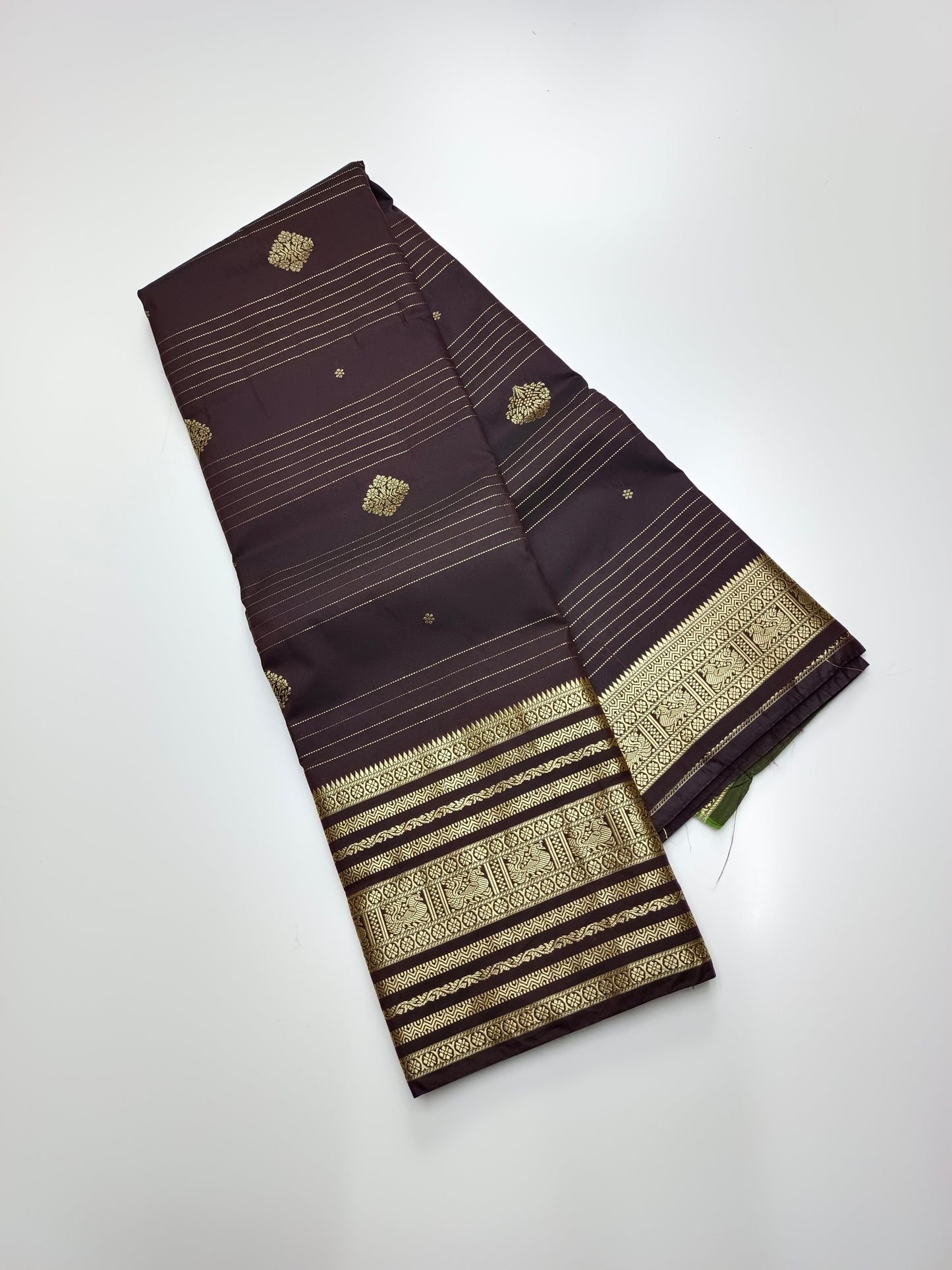 KANCHIPURAM SEMI SILK SAREE