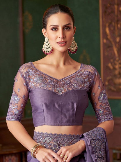 FANCY WORK SAREE