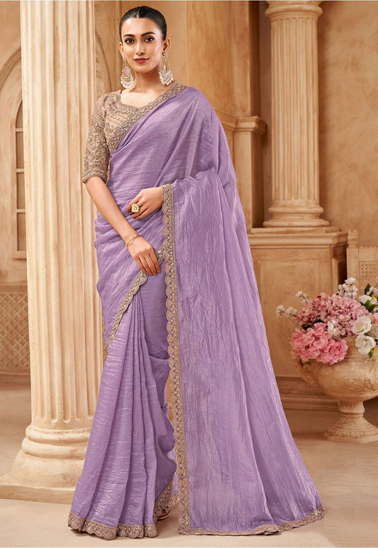 FANCY WORK SAREE