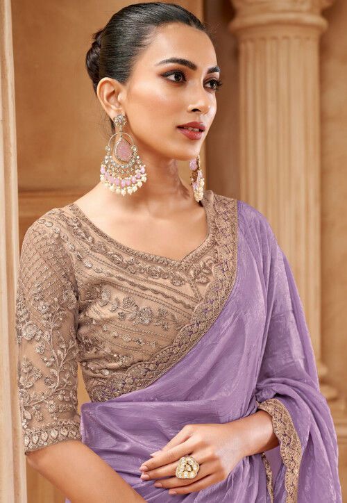 FANCY WORK SAREE