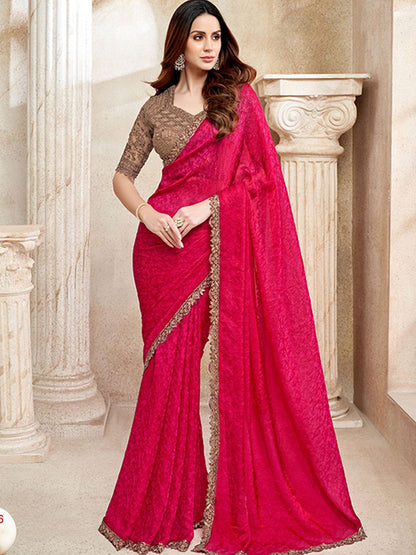 FANCY WORK SAREE