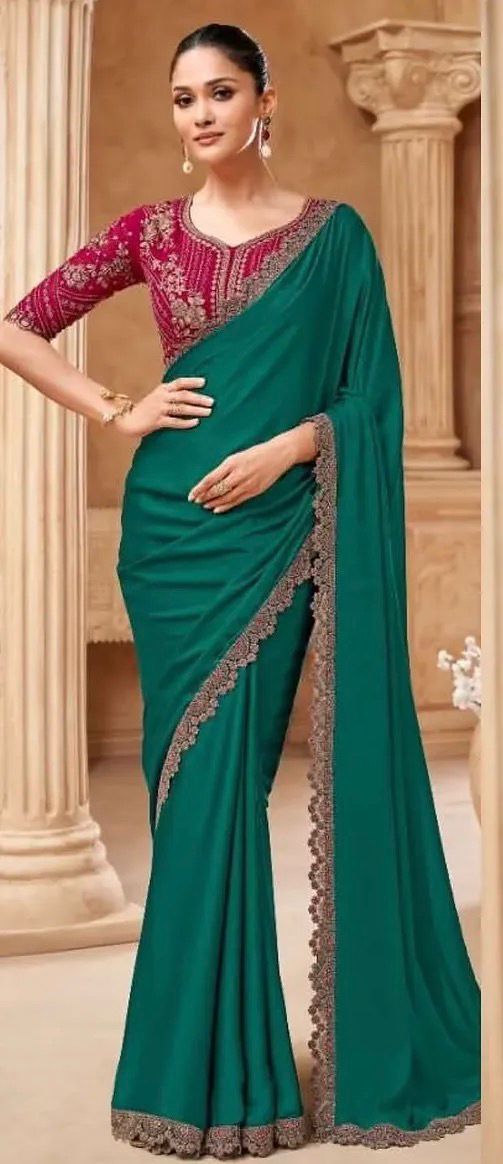 FANCY WORK SAREE