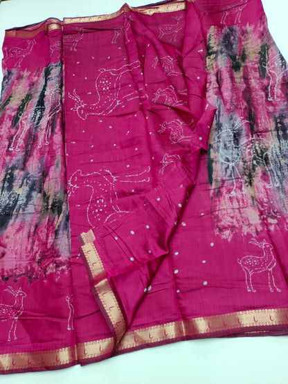 FANCY DOLA SILK SAREE