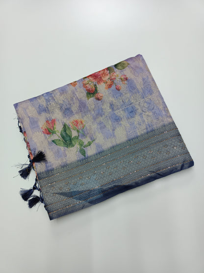 FANCY RAW SILK SAREE