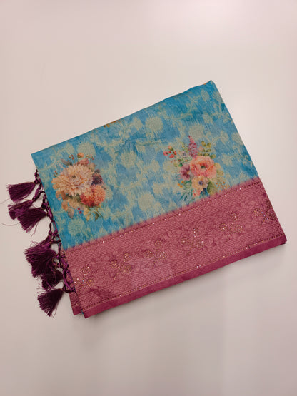 FANCY RAW SILK SAREE