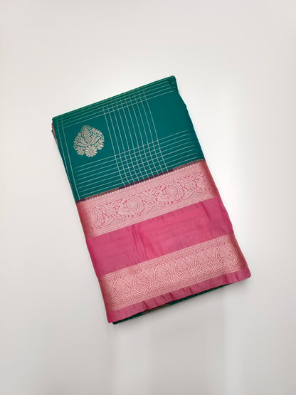 KANCHIPURAM SEMI SILK SAREE