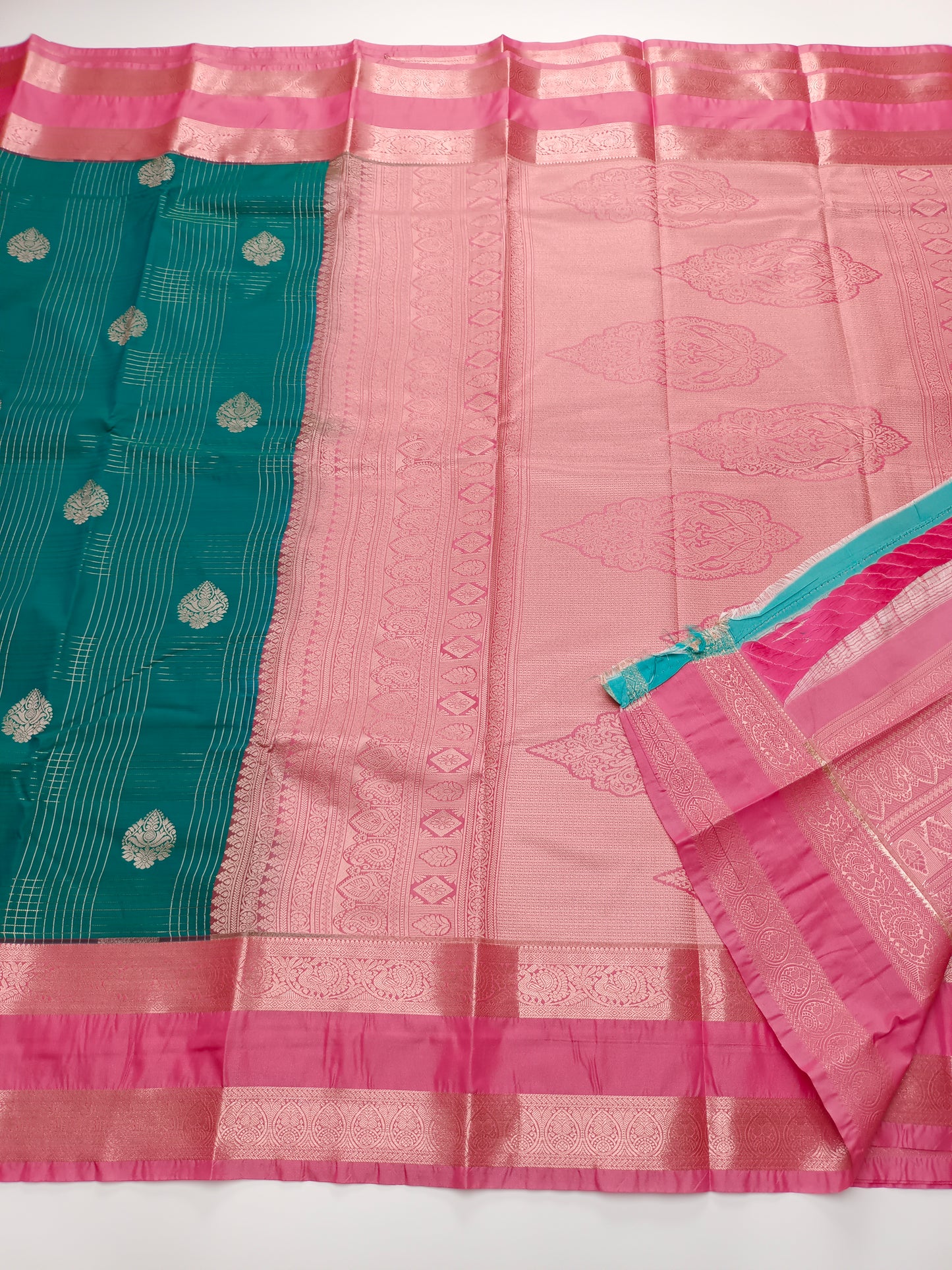 KANCHIPURAM SEMI SILK SAREE