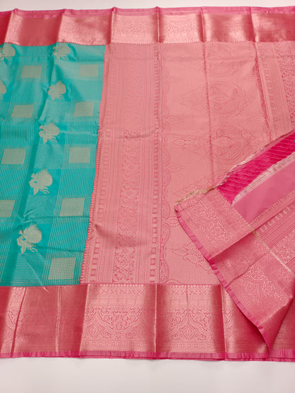 KANCHIPURAM SEMI SILK SAREE
