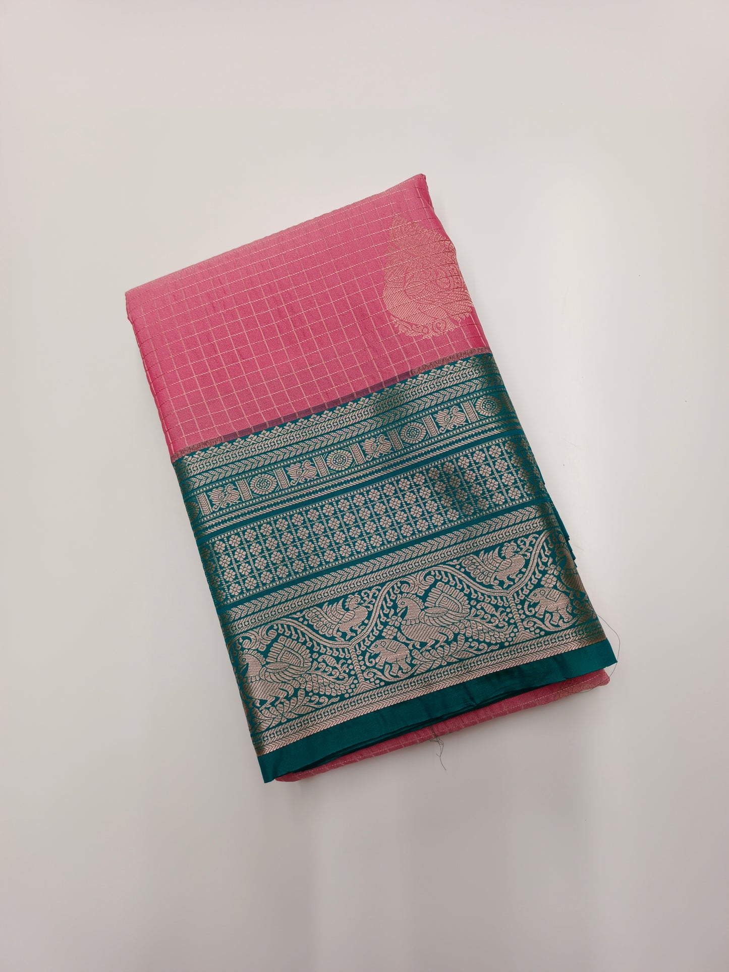 KANCHIPURAM SEMI SILK SAREE