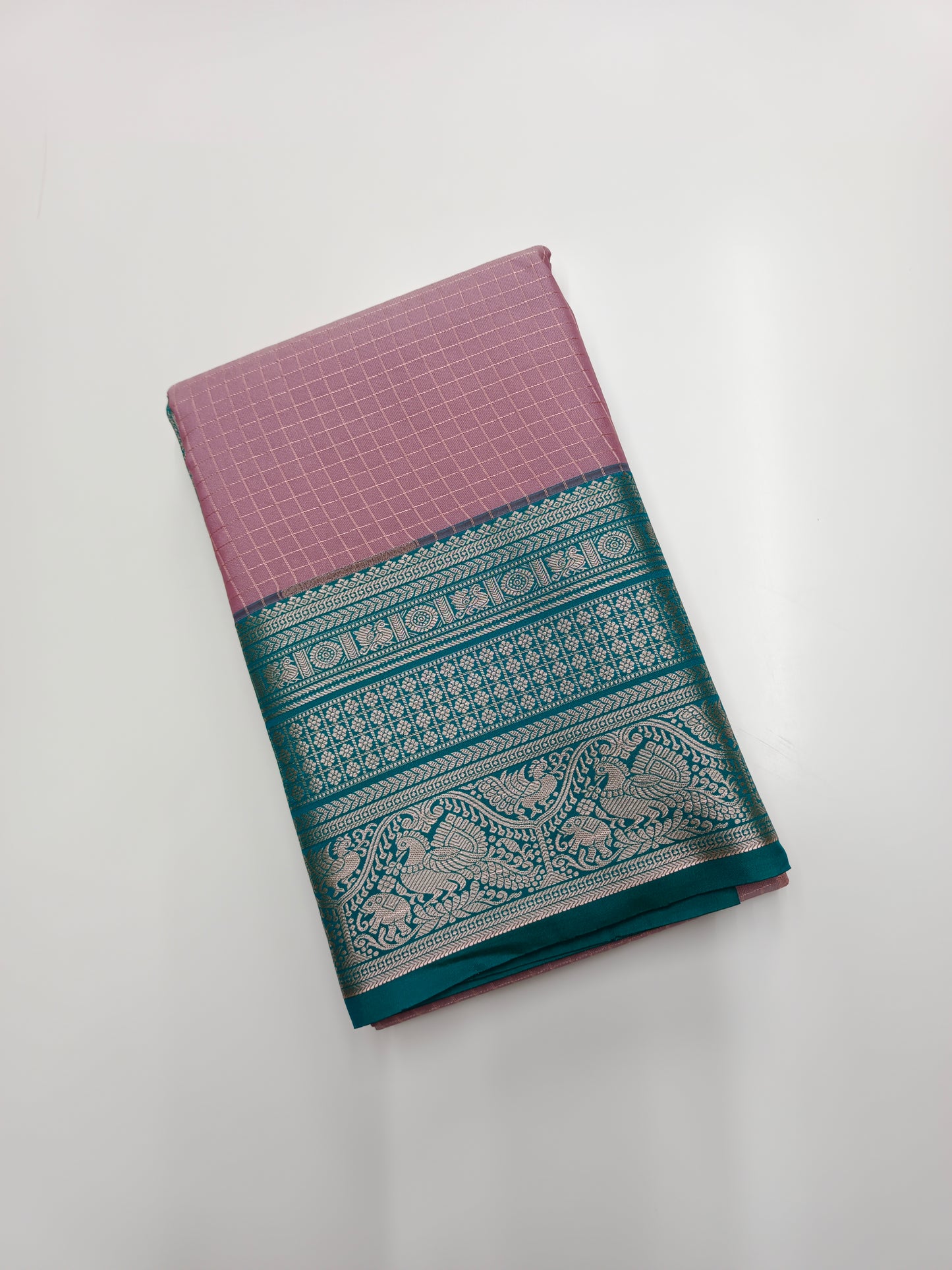 KANCHIPURAM SEMI SILK SAREE
