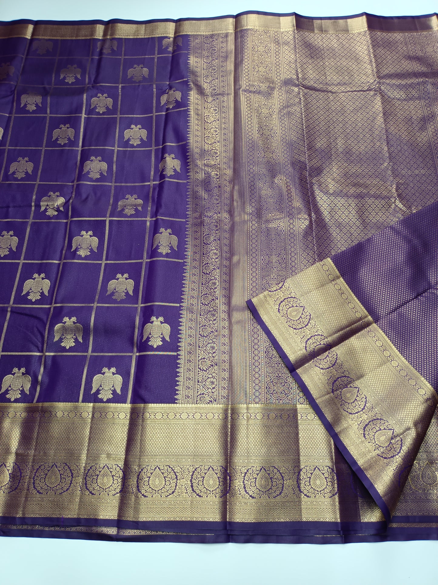 KANCHIPURAM SEMI SILK SAREE