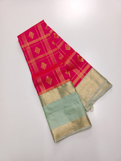 KANCHIPURAM SEMI SILK SAREE