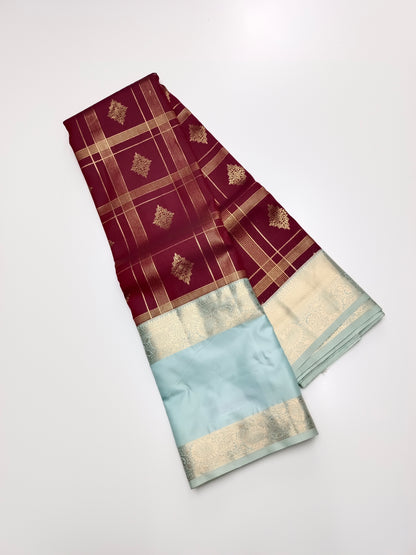 KANCHIPURAM SEMI SILK SAREE