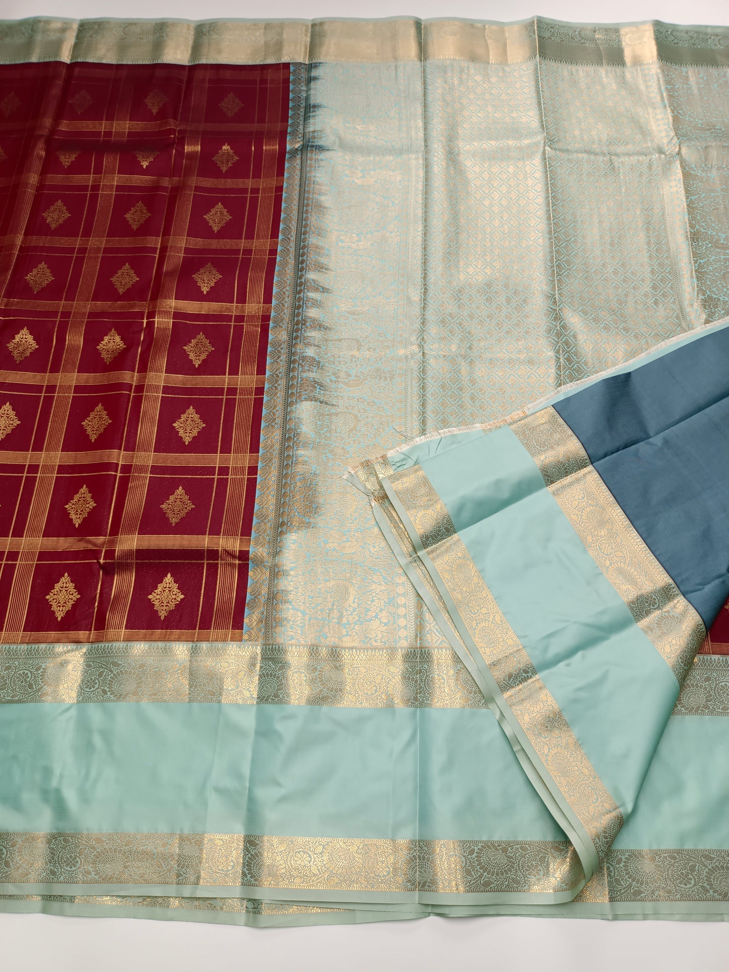 KANCHIPURAM SEMI SILK SAREE