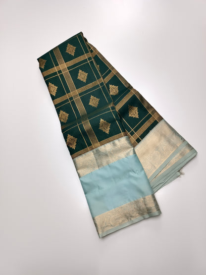 KANCHIPURAM SEMI SILK SAREE