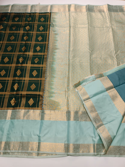 KANCHIPURAM SEMI SILK SAREE