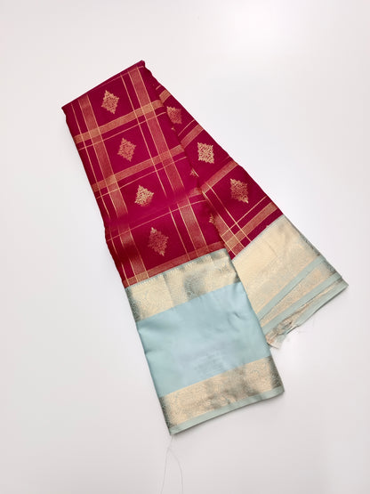 KANCHIPURAM SEMI SILK SAREE