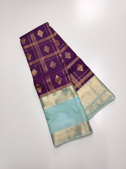 KANCHIPURAM SEMI SILK SAREE