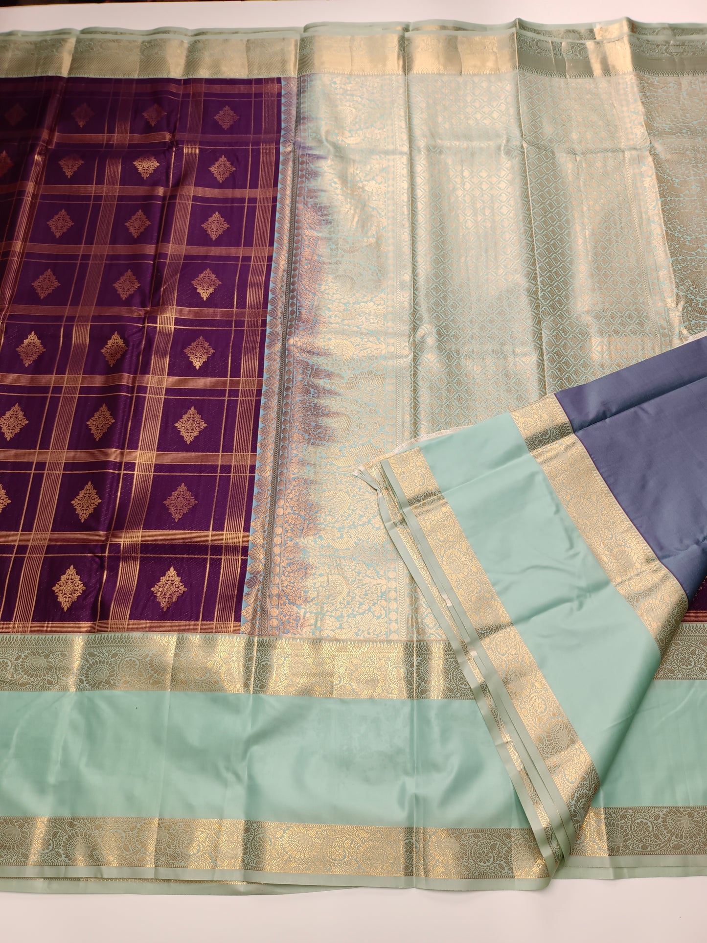 KANCHIPURAM SEMI SILK SAREE