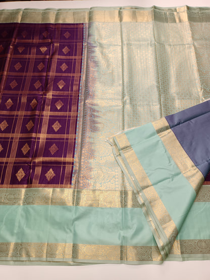 KANCHIPURAM SEMI SILK SAREE