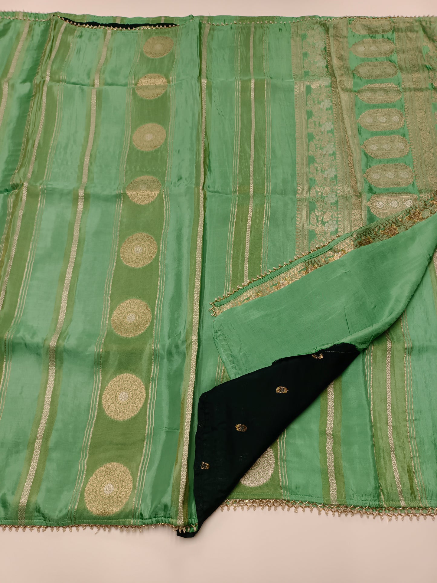 ORGANZA CREPE  SILK SAREE