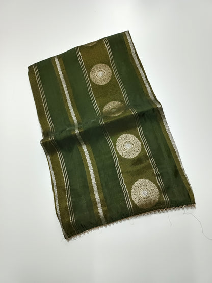ORGANZA CREPE  SILK SAREE