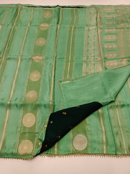 ORGANZA CREPE  SILK SAREE