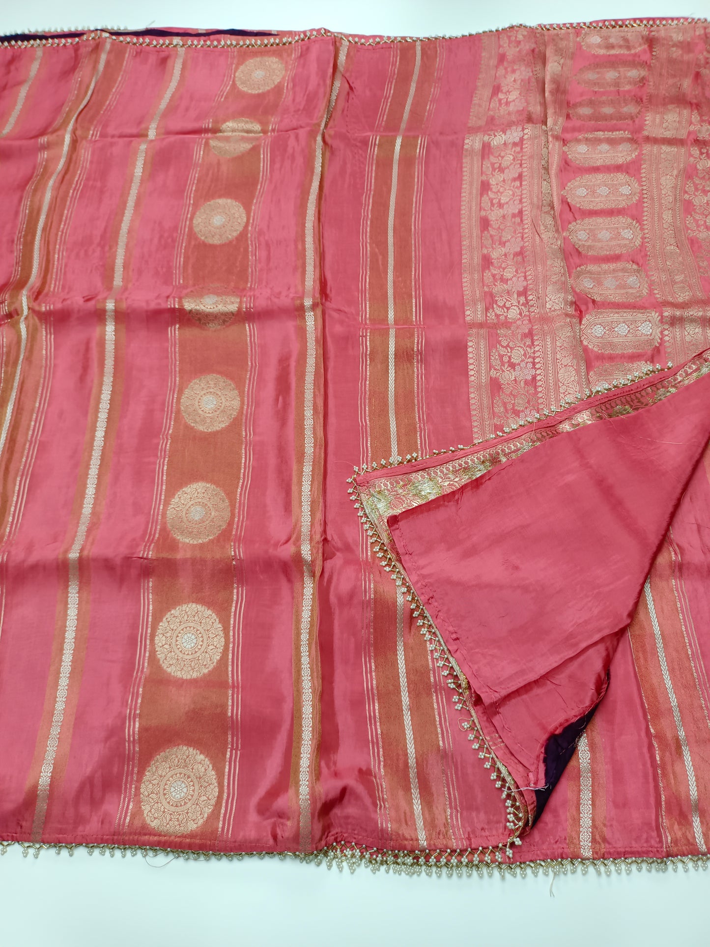 ORGANZA CREPE  SILK SAREE