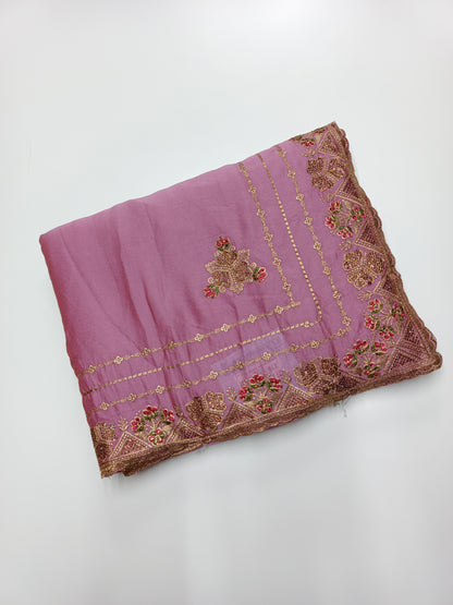 FANCY WORK SAREE