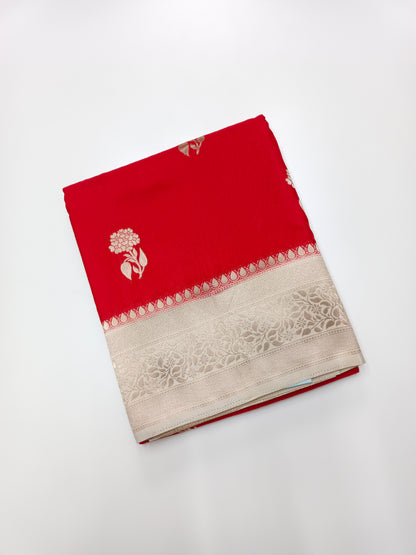 FANCY CHINON SAREE