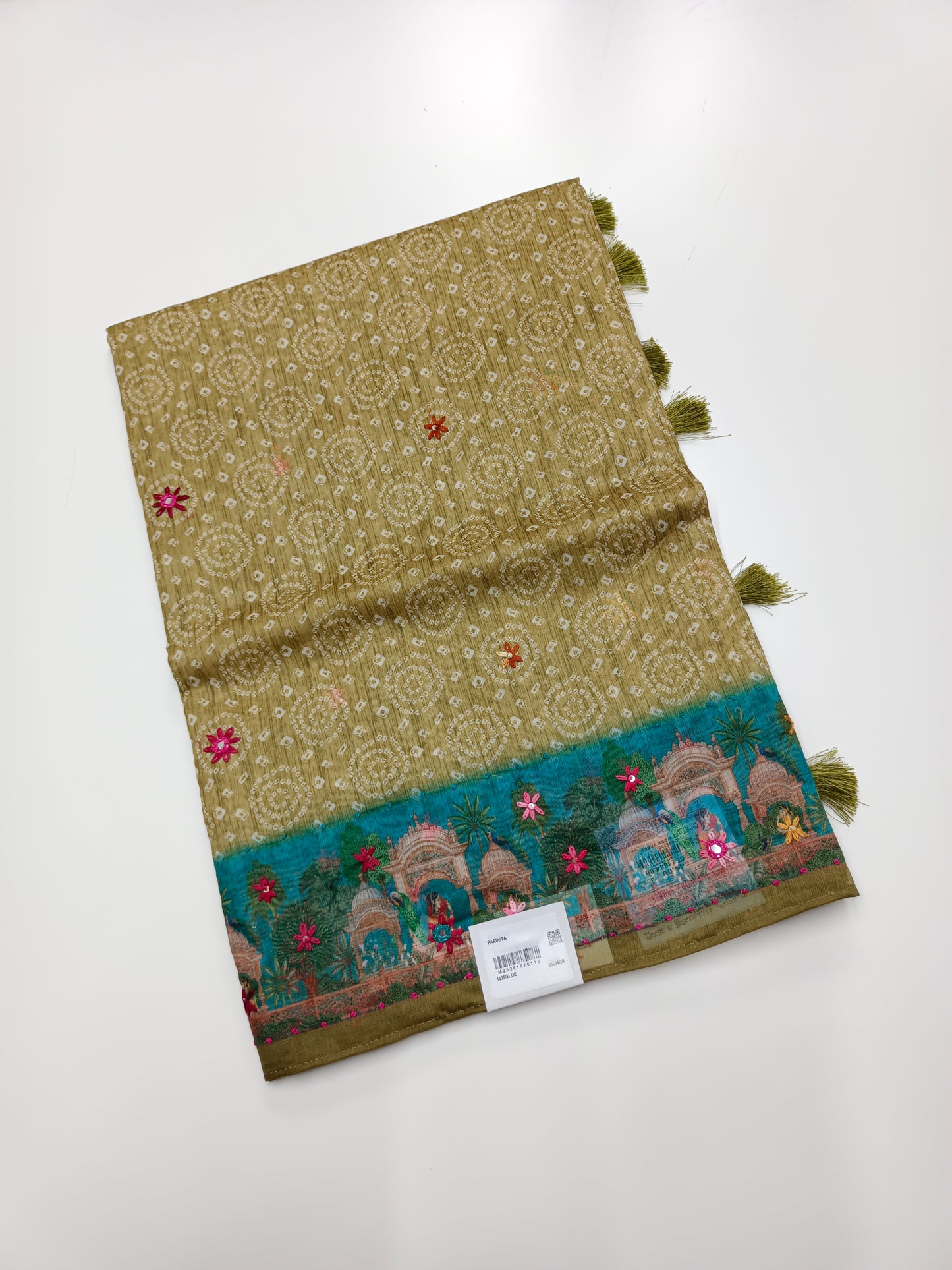 FANCY DIGITAL MIROR WORK SAREE