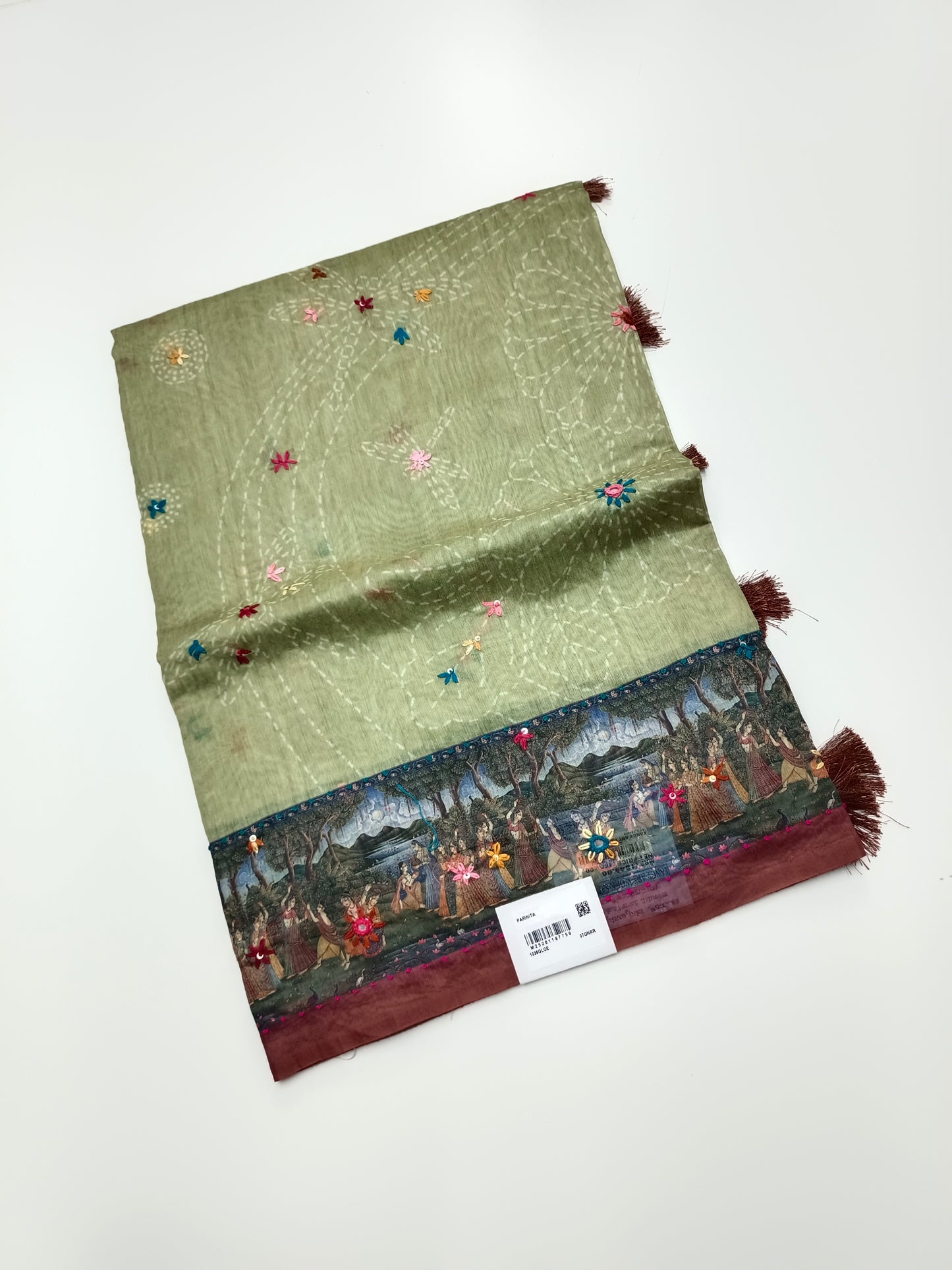 FANCY DIGITAL MIROR WORK SAREE