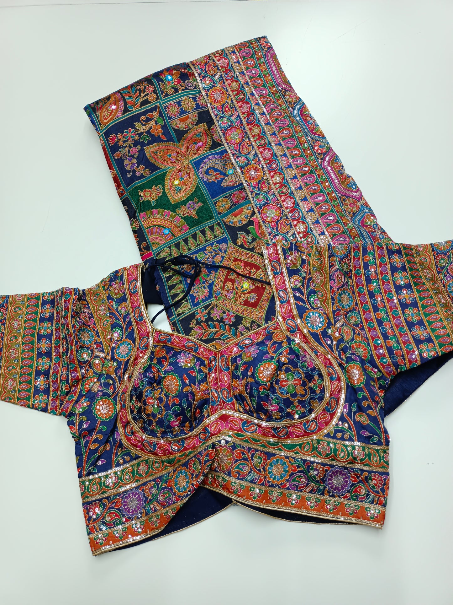 FANCY RAJWADI SAREE WITH READY BLOUSE