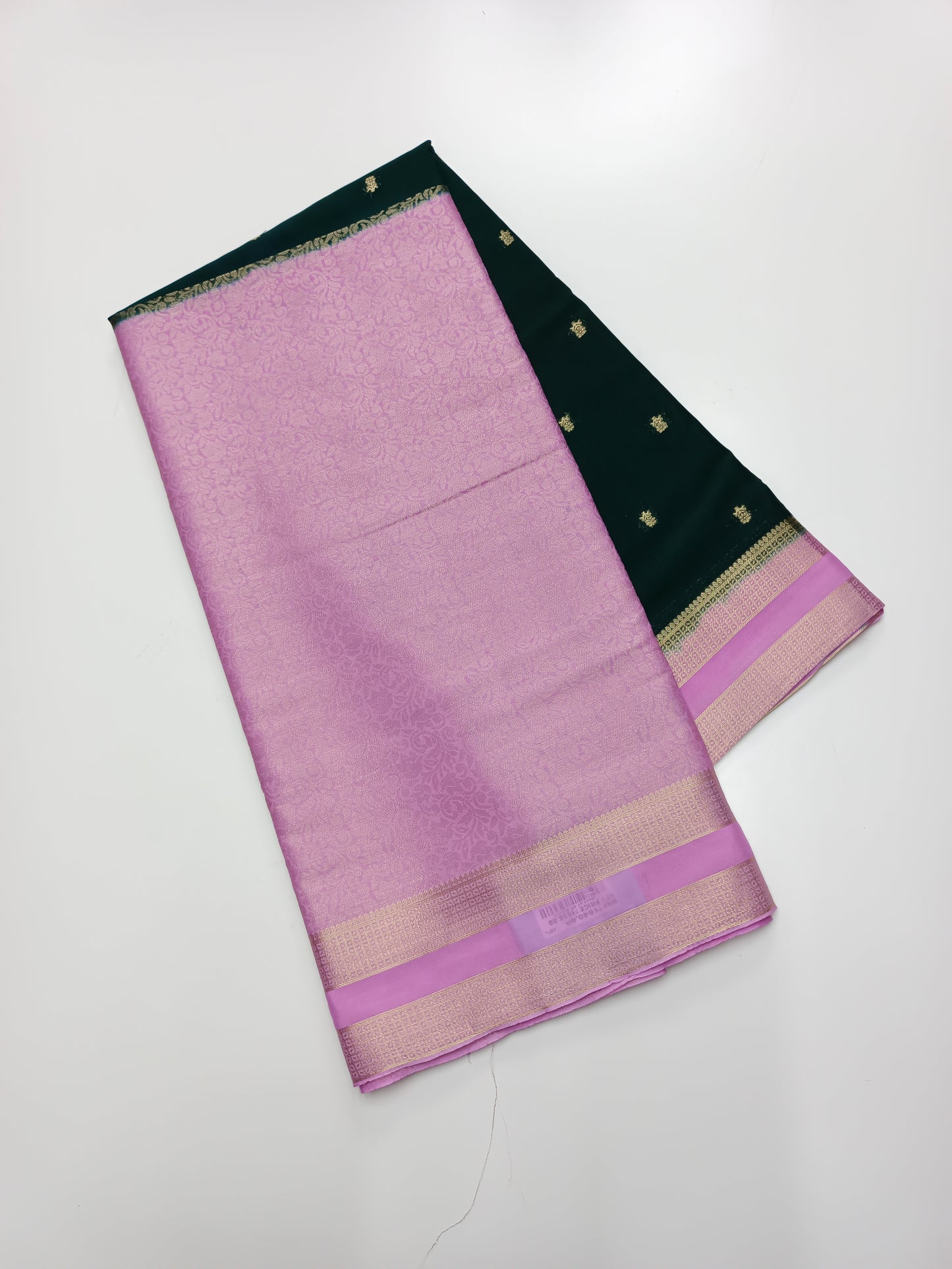 2D SEMI CREPE SILK SAREE