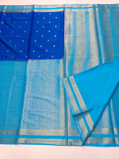 2D SEMI CREPE SILK SAREE