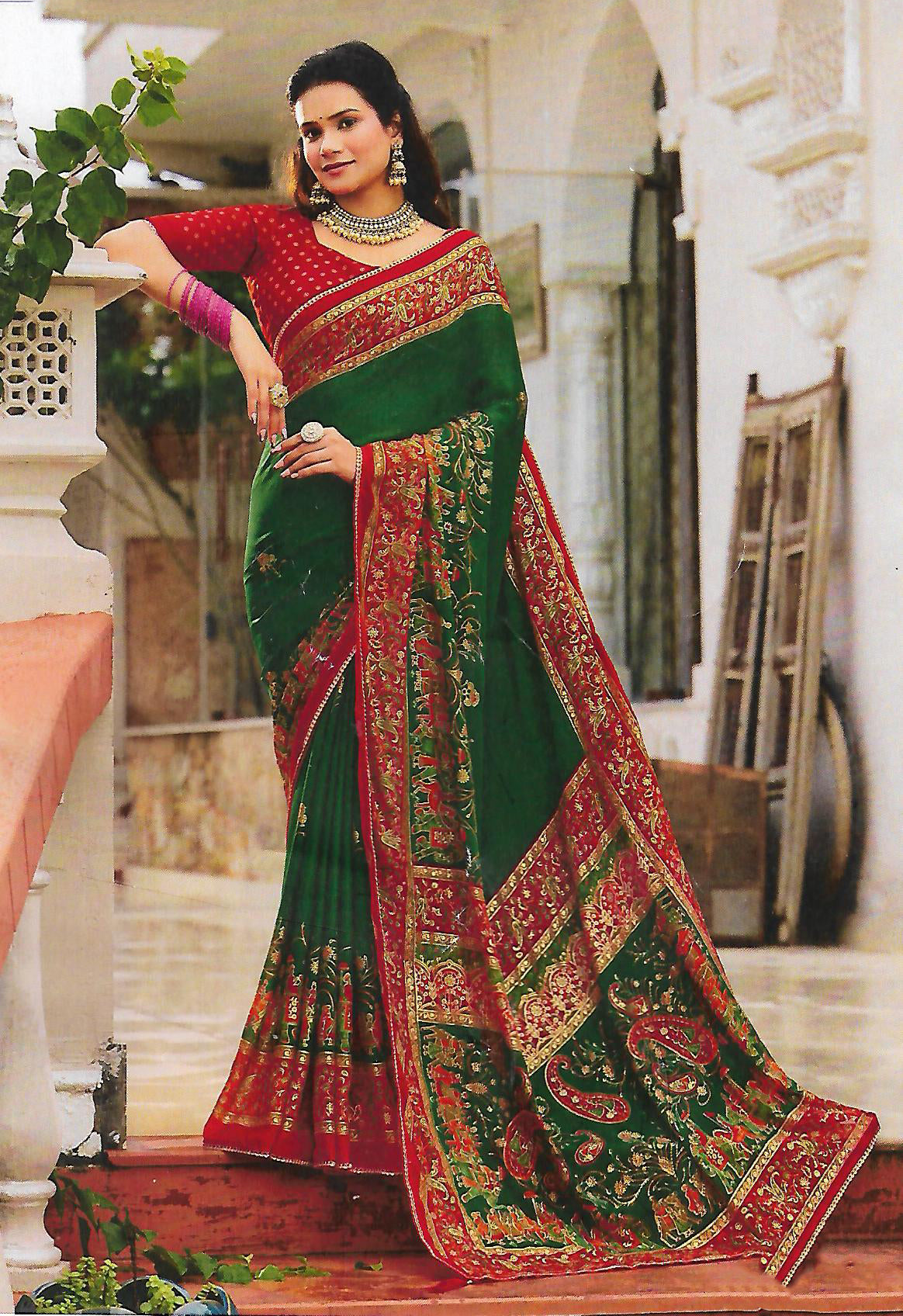 FANCY SYNTHETIC SAREE