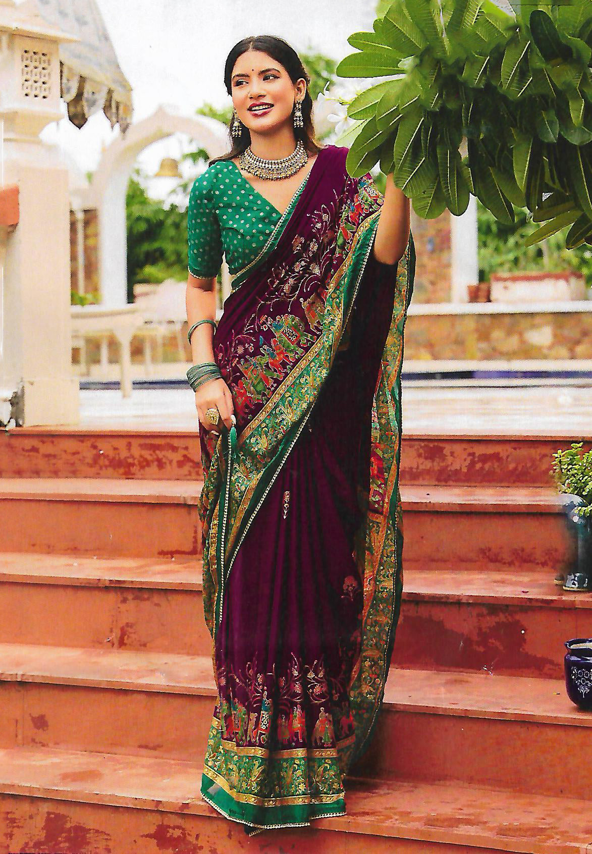 FANCY SYNTHETIC SAREE